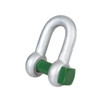 G-4154 Green Pin Fishing Shackles Product Render 2